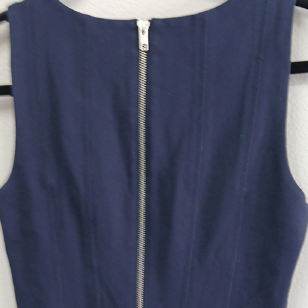 J. Crew Classic Navy Midi Dress - Picture 7 of 7